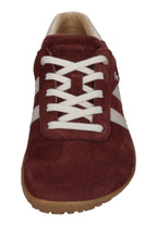 KOEL Damenschuhe Barfuß Sneakers ILA SUEDE bordo off white