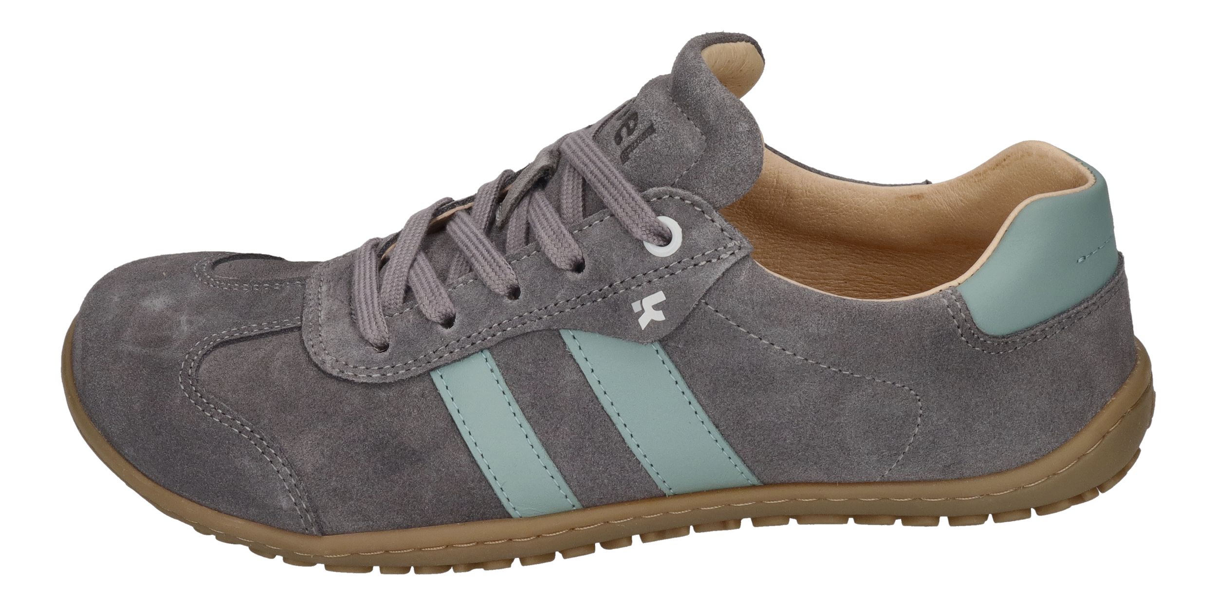 KOEL Damenschuhe Barfuß Sneakers ILA SUEDE - grey