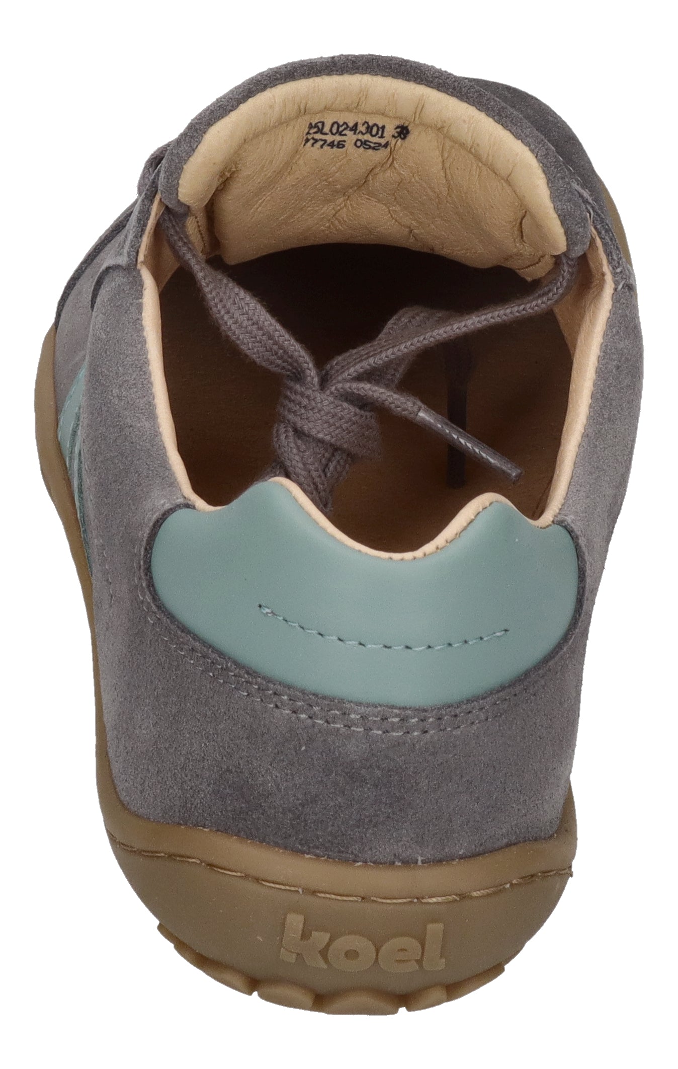 KOEL Damenschuhe Barfuß Sneakers ILA SUEDE - grey
