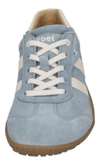 KOEL Damenschuhe Barfuß Sneakers ILA SUEDE - aqua
