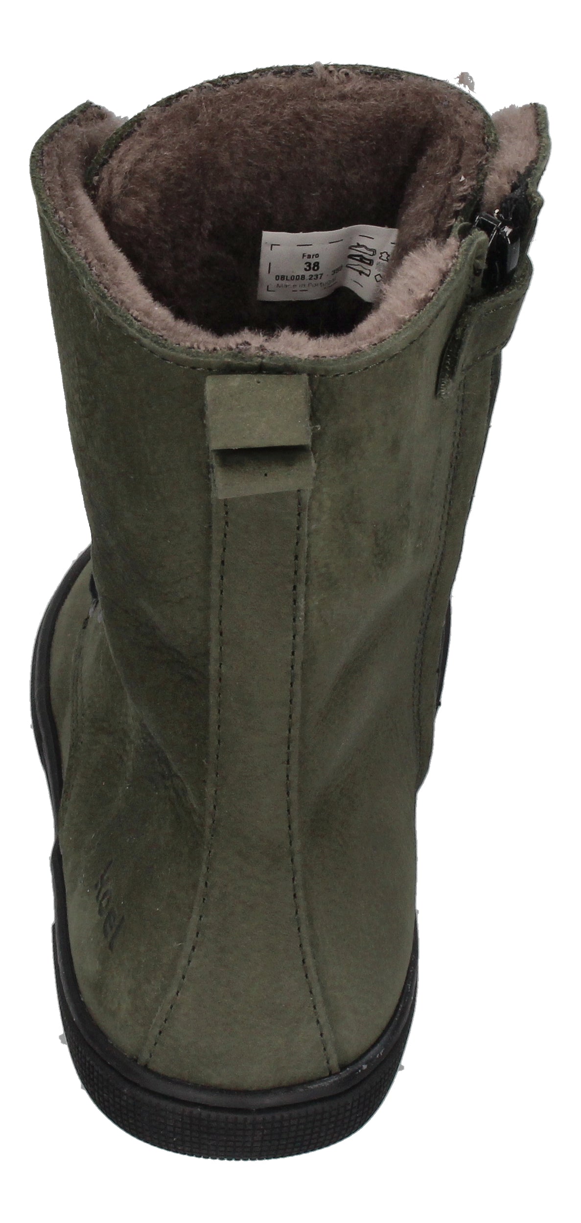 KOEL Damen Barefoot Booties mit Lammwolle FARO - khaki-2