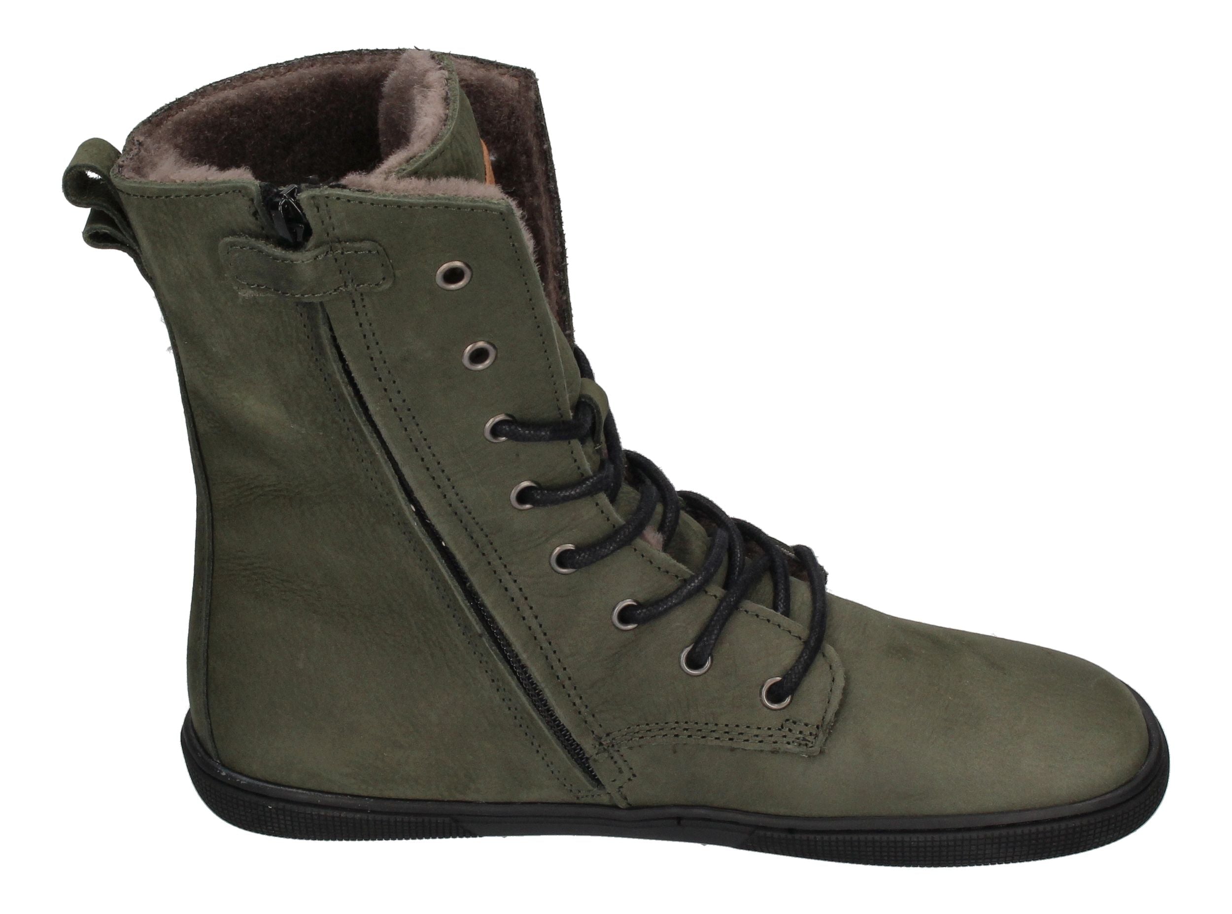 KOEL Damen Barefoot Booties mit Lammwolle FARO - khaki-3