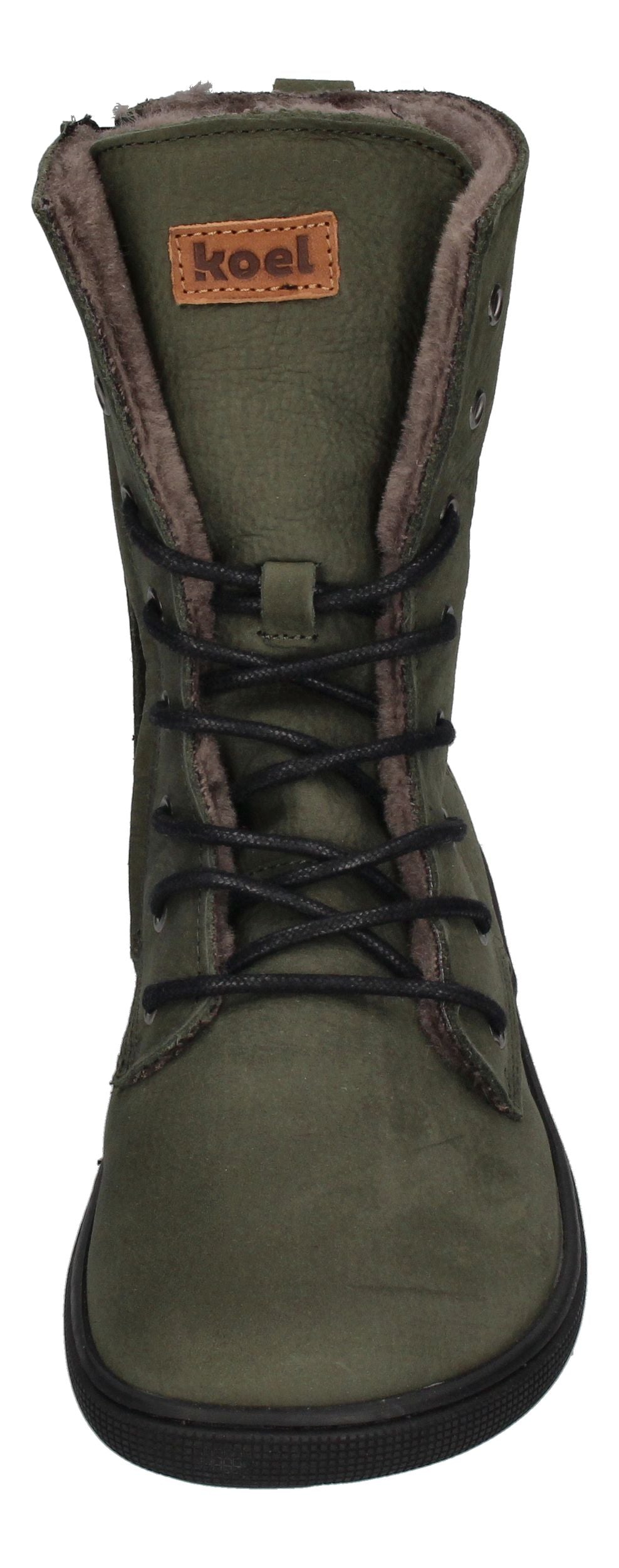 KOEL Damen Barefoot Booties mit Lammwolle FARO - khaki-4