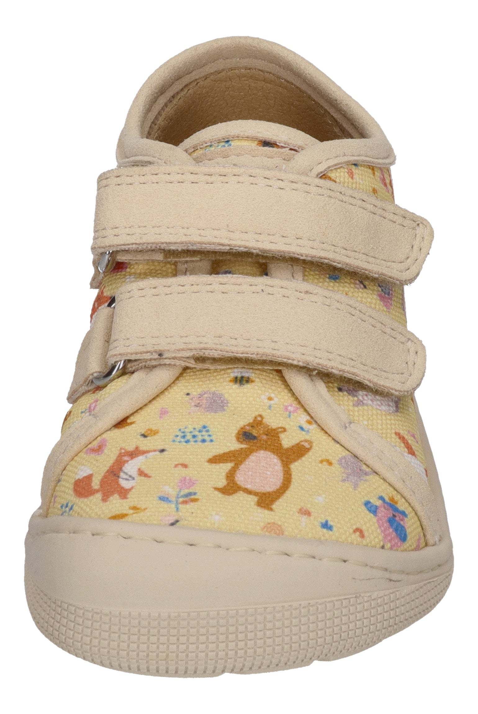 KOEL vegane Barefoot Kinder Sneakers DUD PRINT bear beige