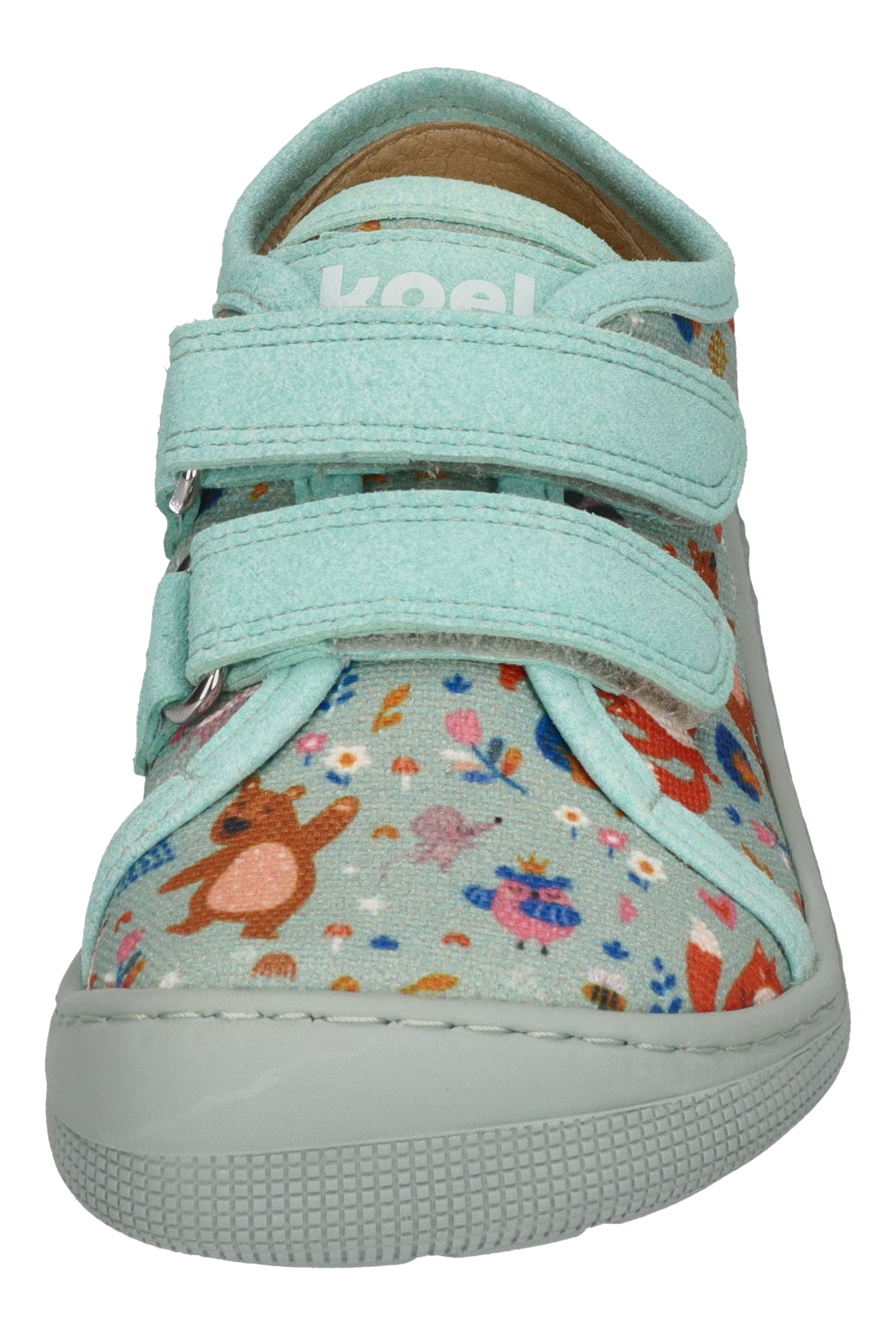 KOEL vegane Barefoot Kinder Sneakers DUD PRINT bear mint