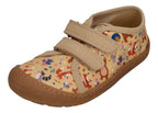 KOEL vegane Barefoot Kinder Sneakers DUD PRINT bear yellow
