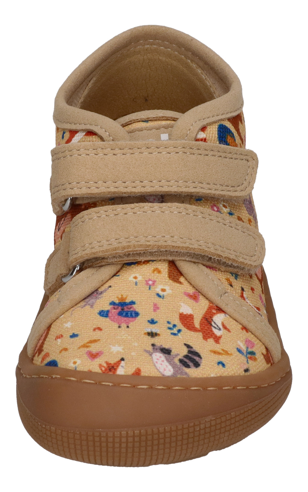 KOEL vegane Barefoot Kinder Sneakers DUD PRINT bear yellow