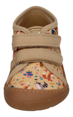 KOEL vegane Barefoot Kinder Sneakers DUD PRINT bear yellow