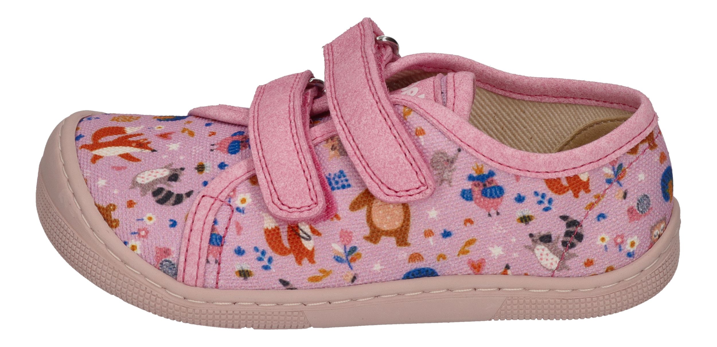 KOEL vegane Barefoot Kinder Sneakers DUD PRINT bear pink