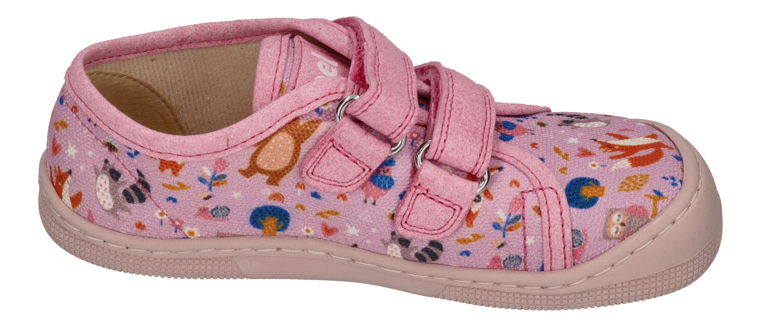 KOEL vegane Barefoot Kinder Sneakers DUD PRINT bear pink