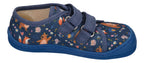 KOEL vegane Barefoot KinderSneakers DUD PRINT bear blue