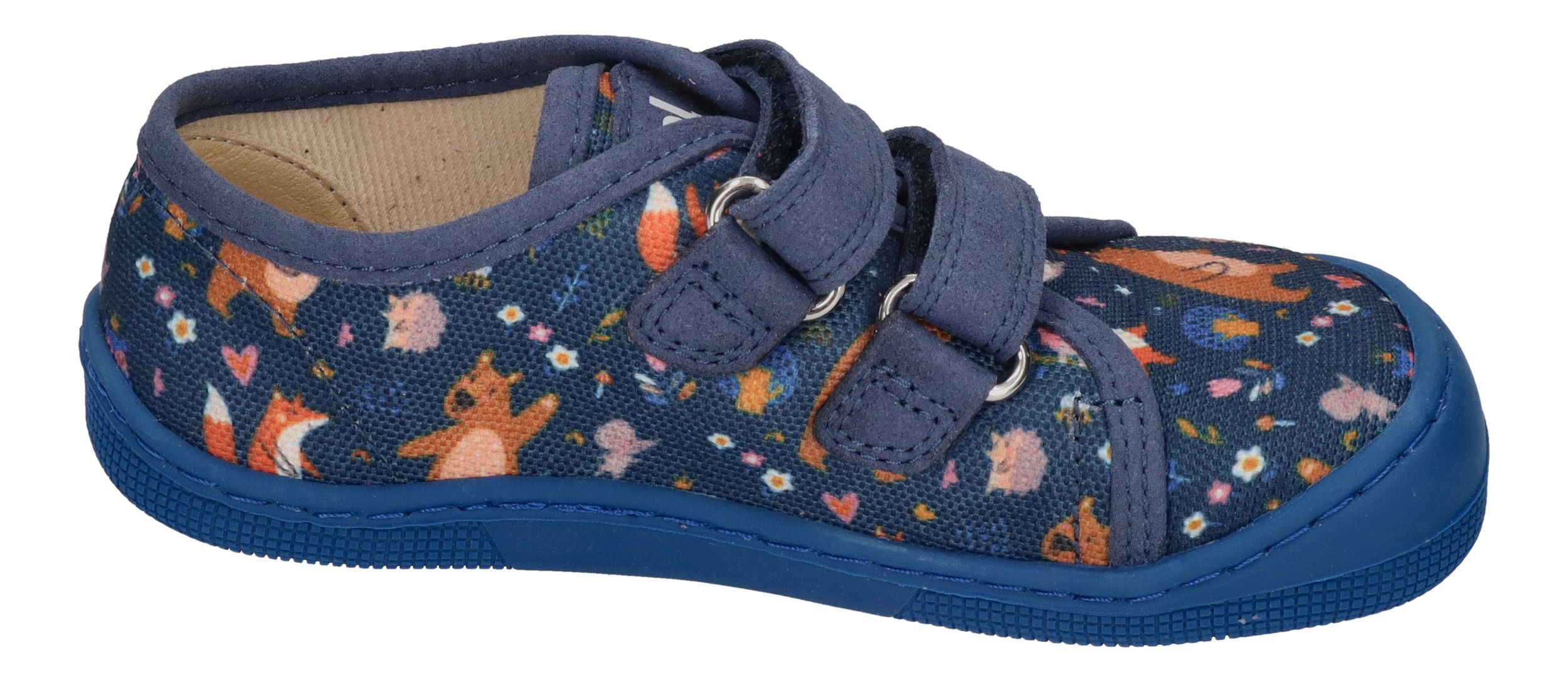 KOEL vegane Barefoot KinderSneakers DUD PRINT bear blue