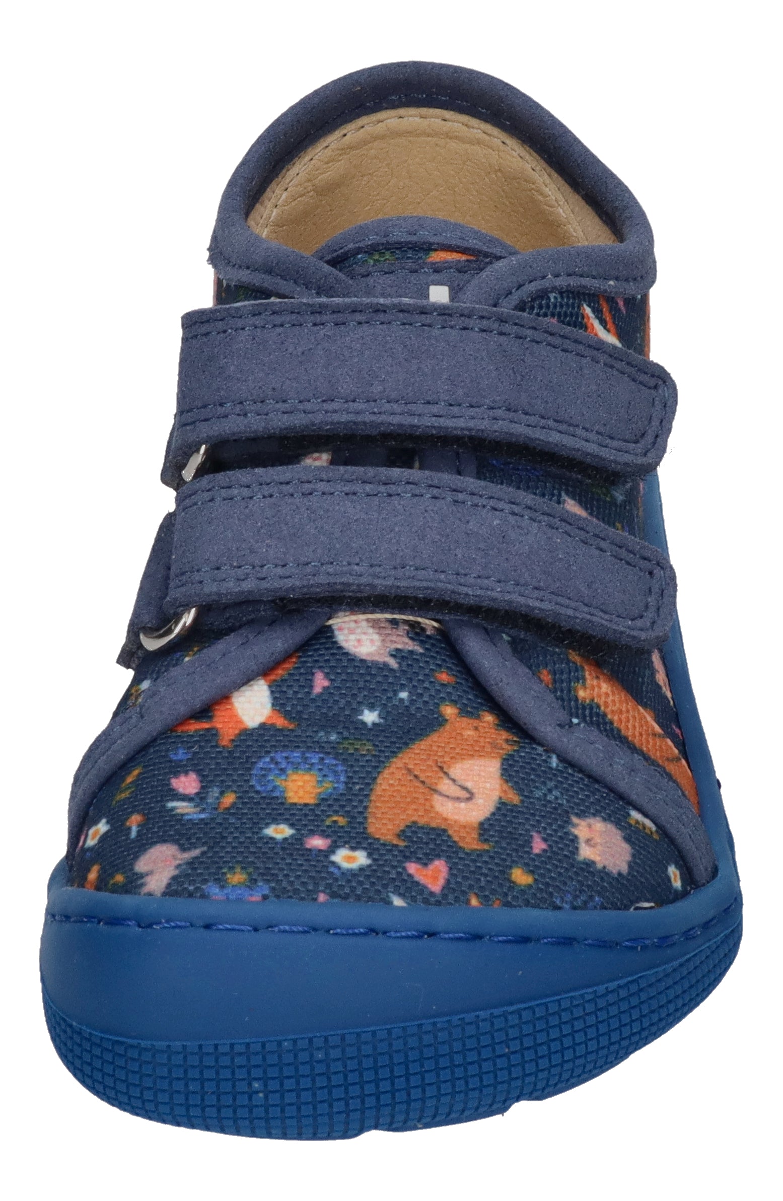 KOEL vegane Barefoot KinderSneakers DUD PRINT bear blue