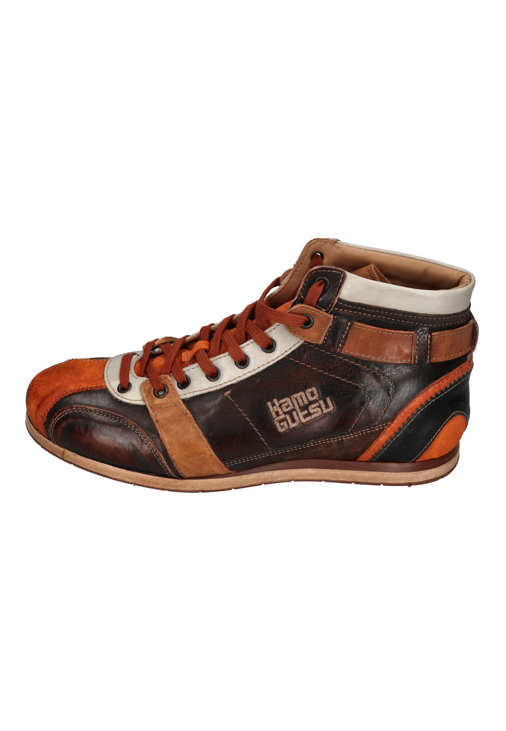 KAMO-GUTSU Herrenschuhe Sneakers TIFO 112 arancio caffe