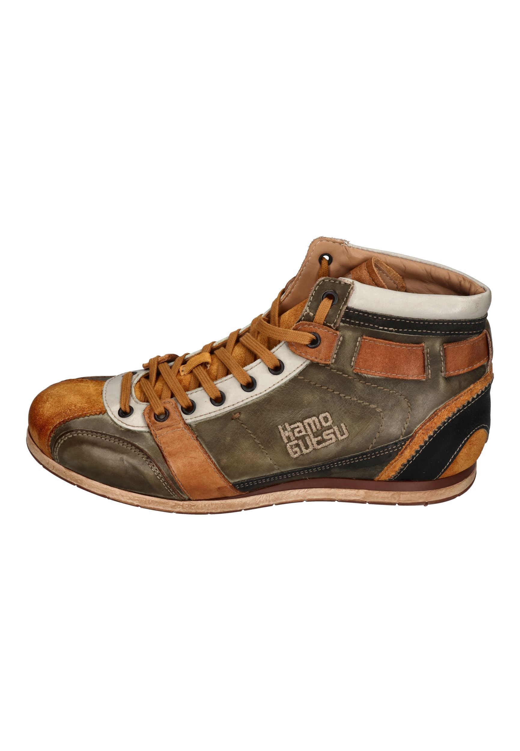 KAMO-GUTSU Herrenschuhe Sneakers TIFO 112 ocra foresta