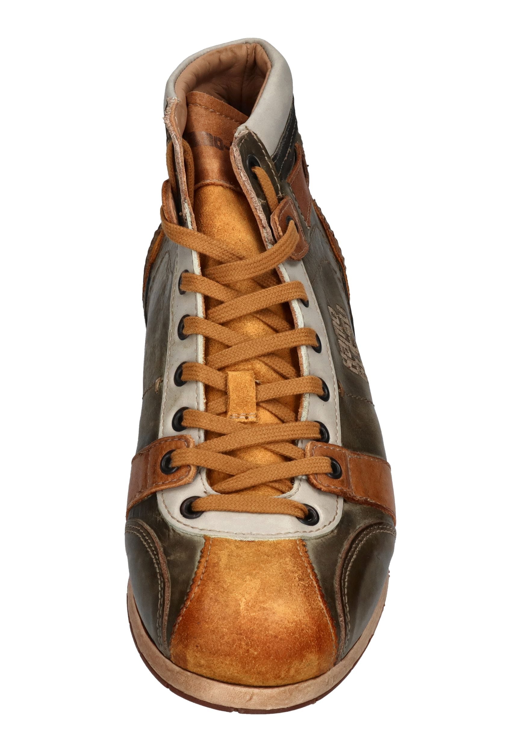 KAMO-GUTSU Herrenschuhe Sneakers TIFO 112 ocra foresta