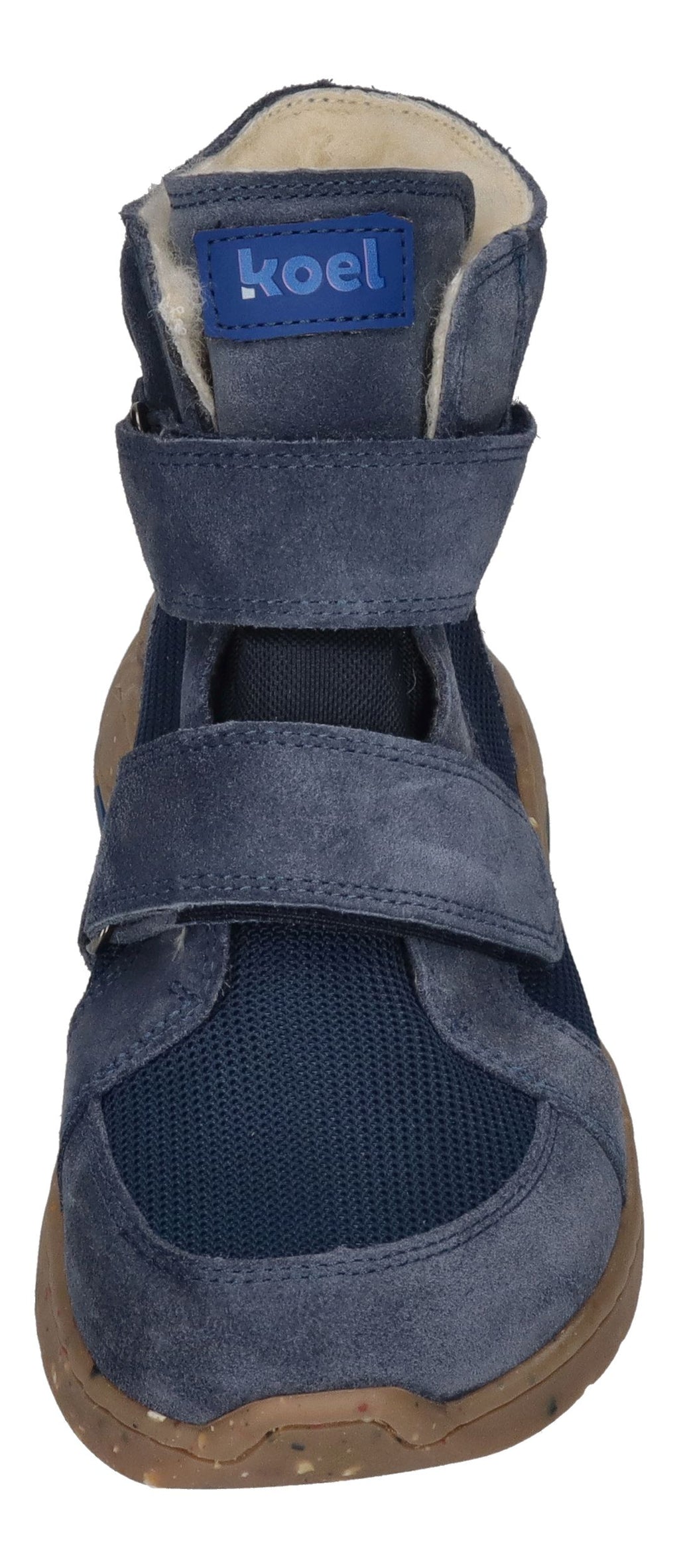 KOEL Barefoot gefütterte Kinder Sneakers SILAS TEX blue