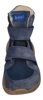 KOEL Barefoot gefütterte Kinder Sneakers SILAS TEX blue