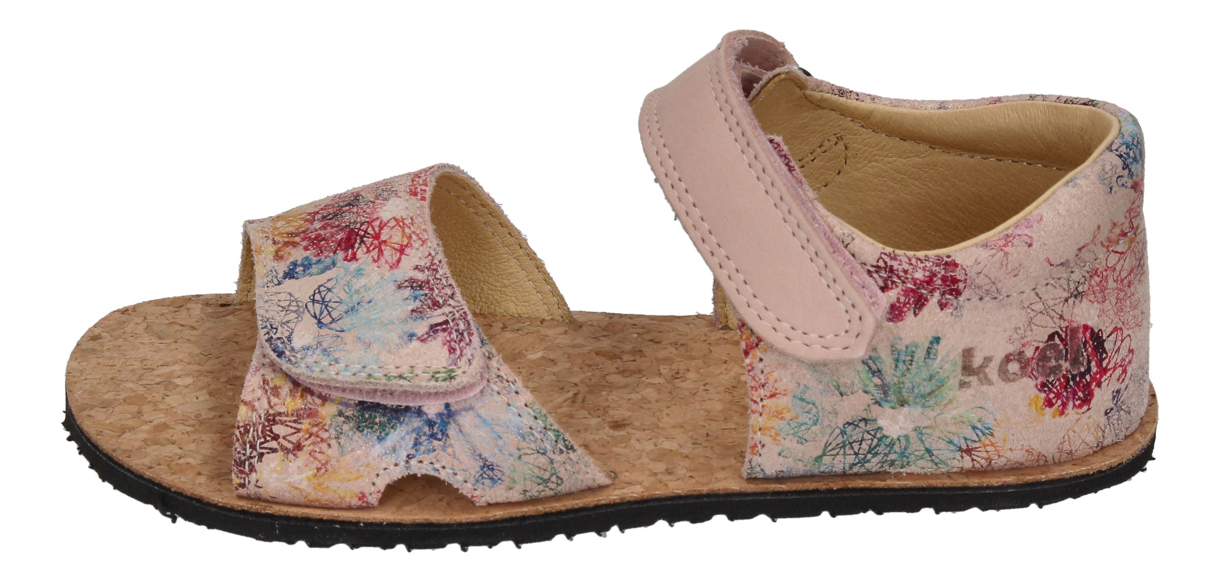 KOEL Barefoot Kinderschuhe - Sandalen AMELIA FANTASY nude-1