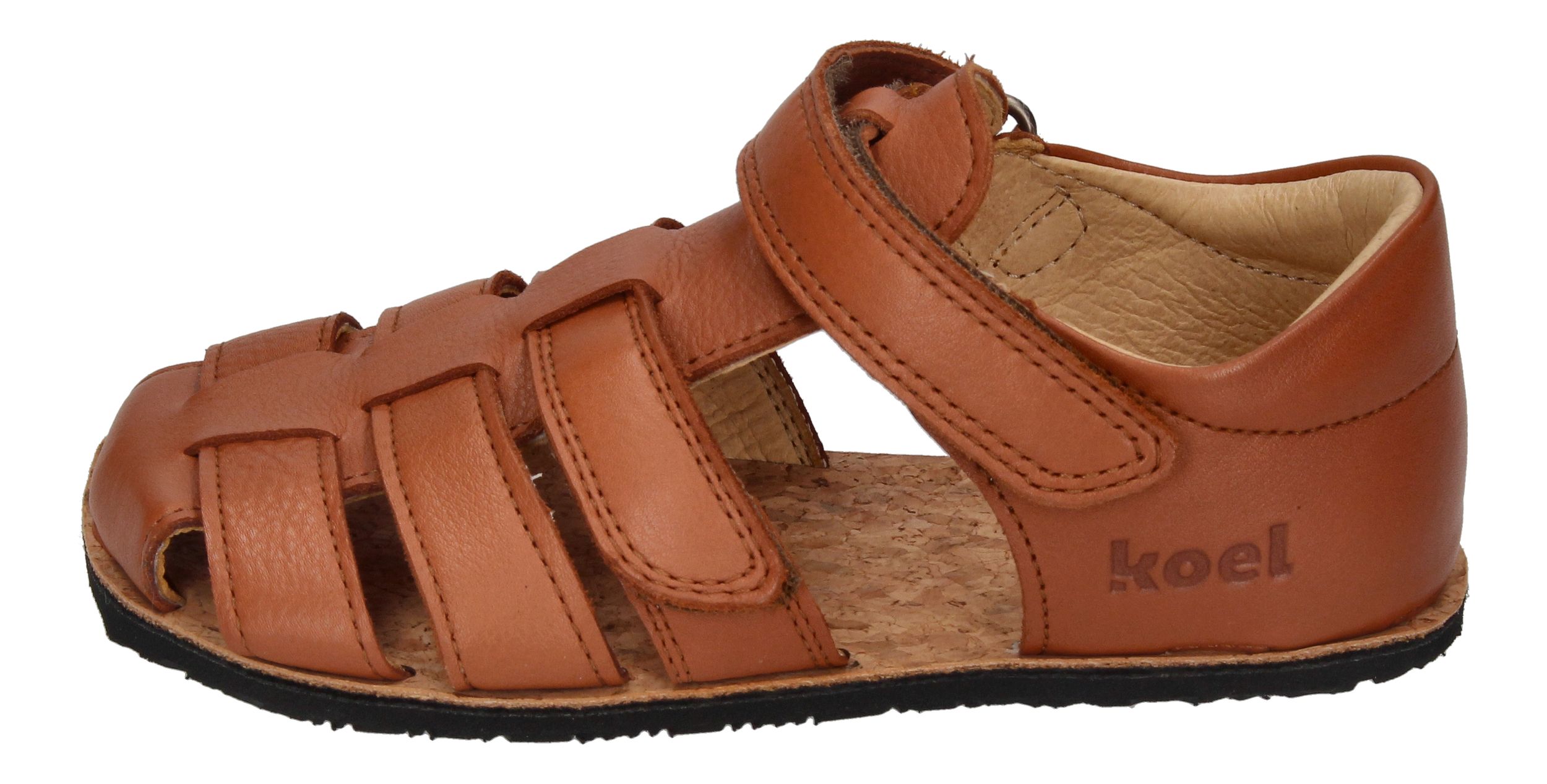 KOEL Barefoot Kinder Sandalen ARIN NAPPA - cognac-1