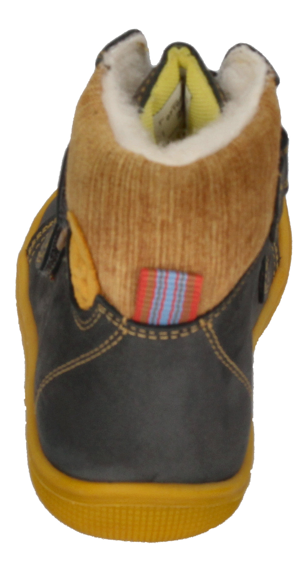 KOEL Barefoot Kinderstiefel - DEAN WOOL - dark grey