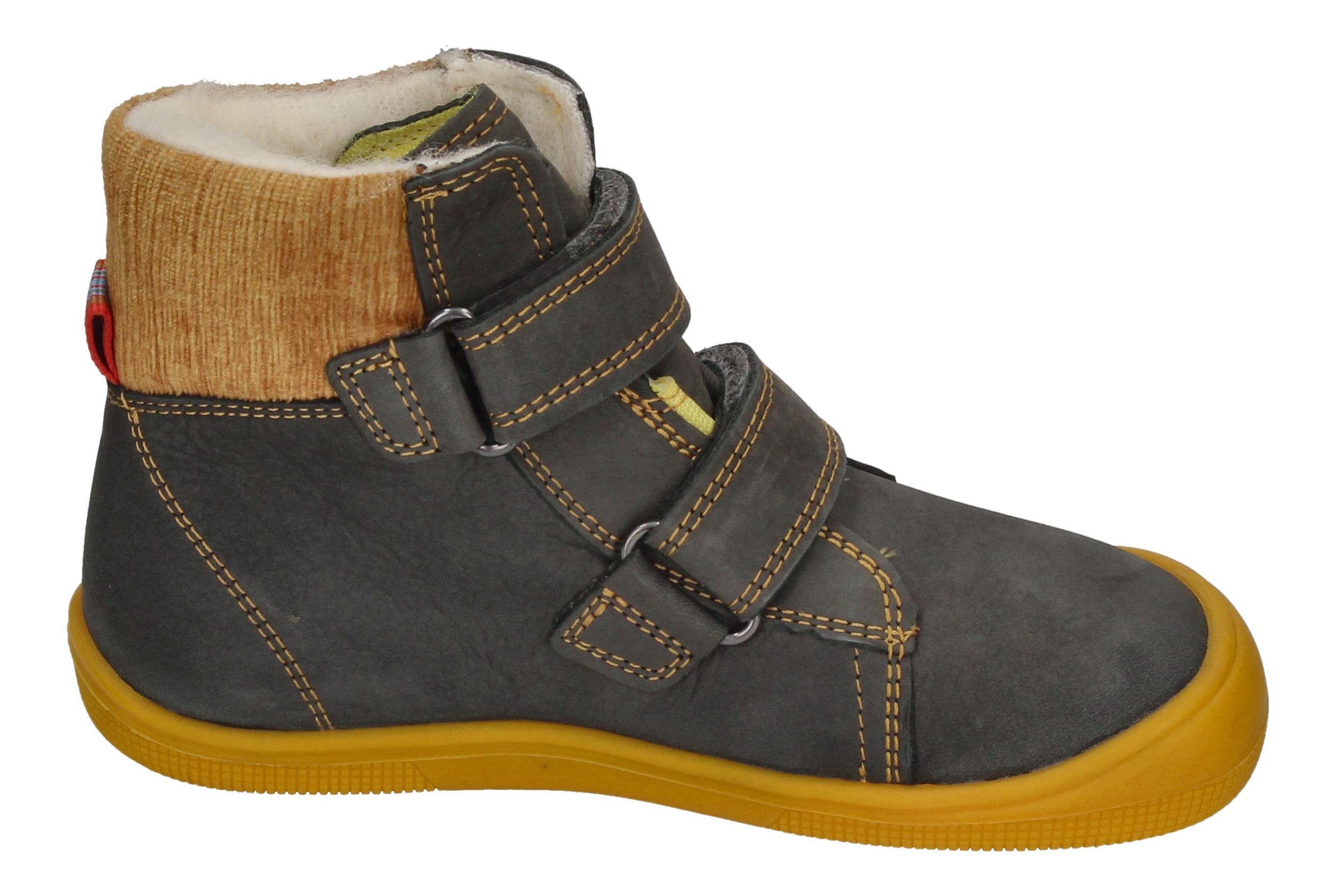 KOEL Barefoot Kinderstiefel - DEAN WOOL - dark grey