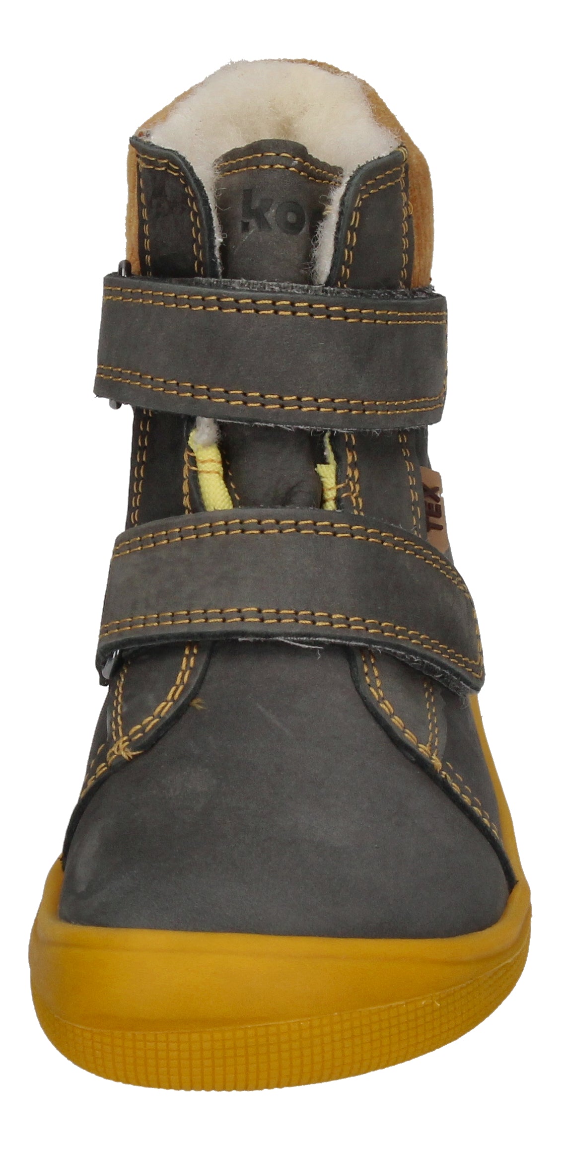 KOEL Barefoot Kinderstiefel - DEAN WOOL - dark grey