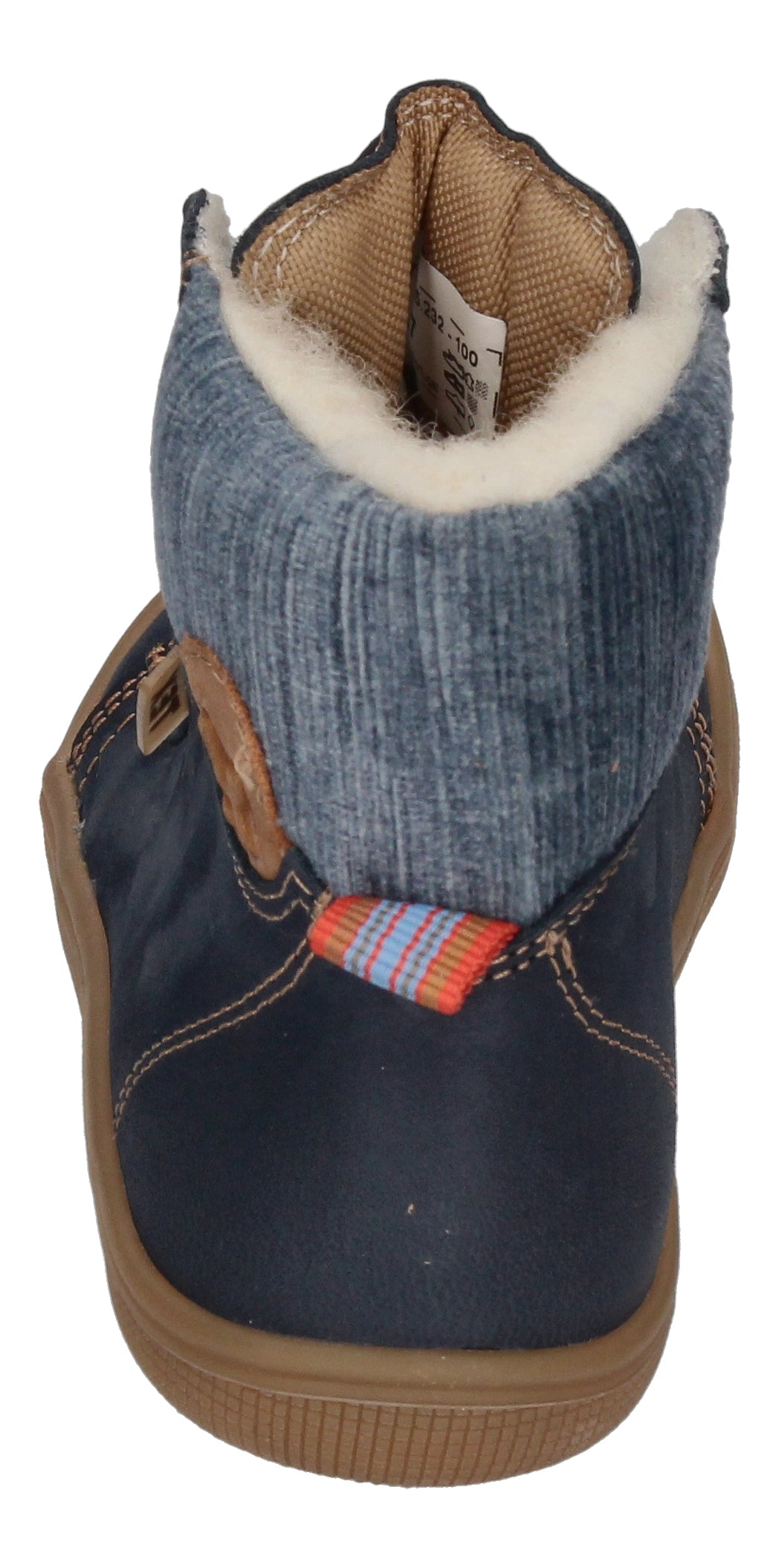 KOEL Barefoot Kinderstiefel - DEEMER WOOL - navy