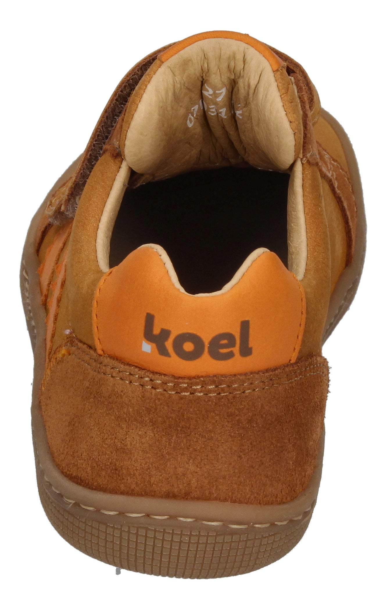 KOEL Barefoot Kinder - Sneakers DENIS NAPPA 2.0 cognac-4