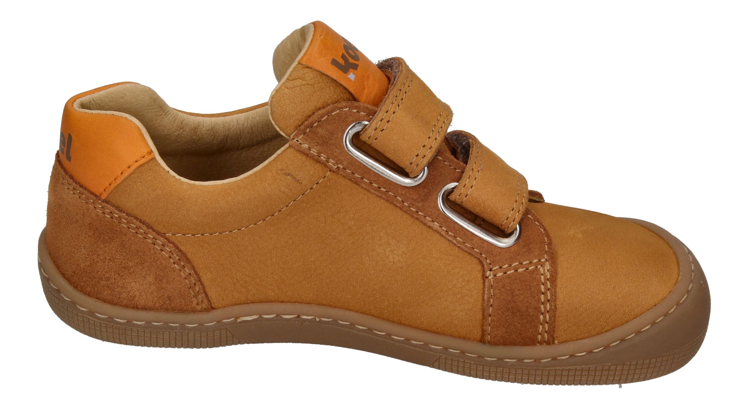 KOEL Barefoot Kinder - Sneakers DENIS NAPPA 2.0 cognac-3
