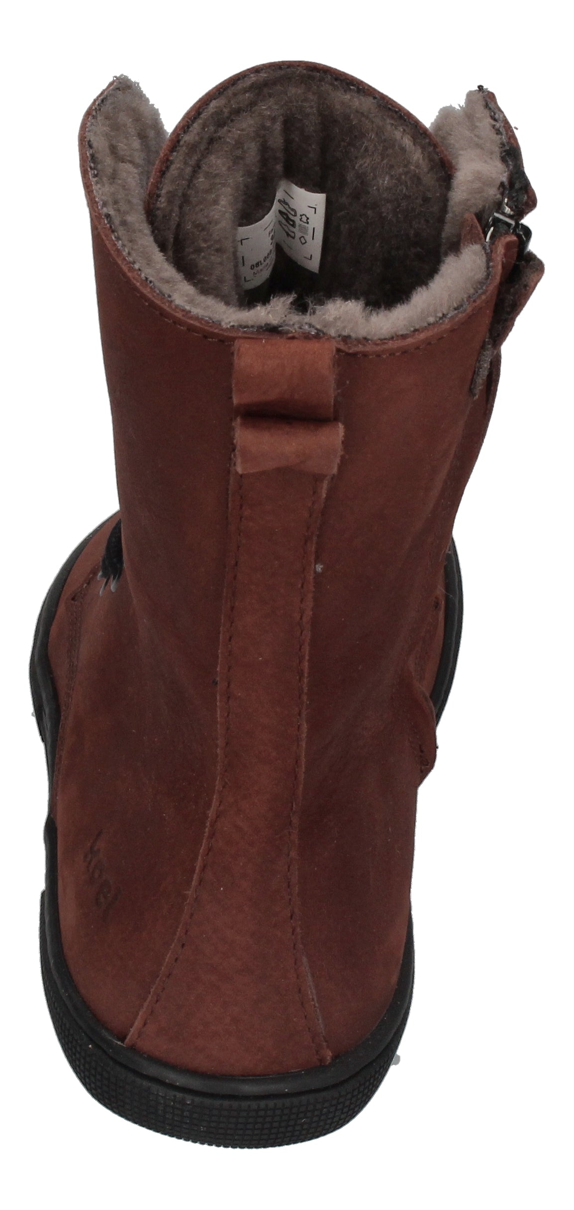KOEL Damen Barefoot Booties mit Lammwolle FARO choco-2