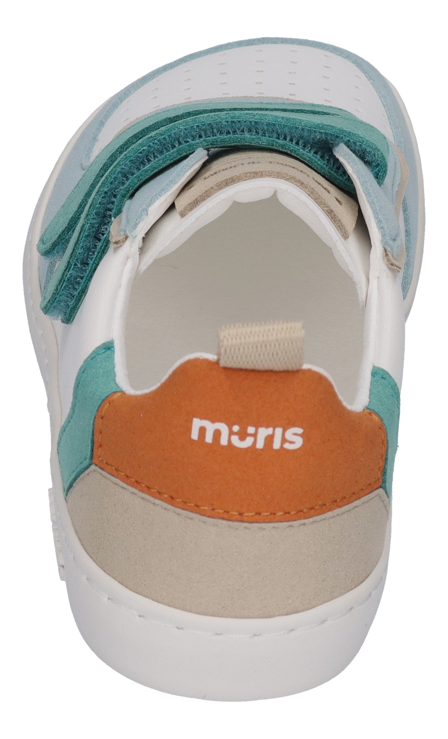 MURIS vegane Barefoot Kinder Sneakers PETRA Junior - turquoise blue