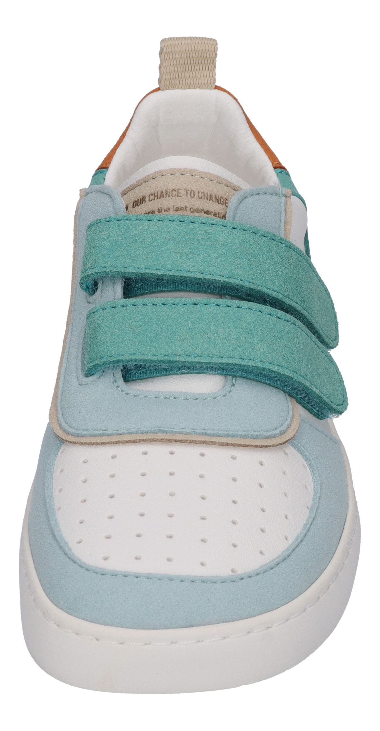MURIS vegane Barefoot Kinder Sneakers PETRA Junior - turquoise blue