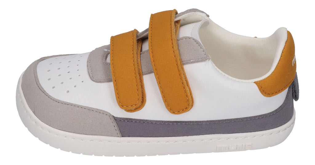 MURIS vegane Barefoot Kinder Sneakers PETRA Mini - mustard