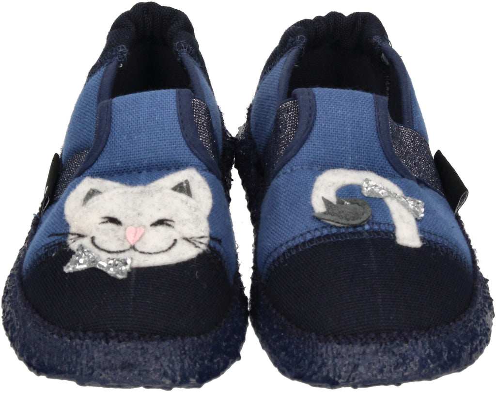 NANGA Kinderschuhe - Hausschuhe MIEZE - marine-5
