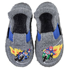 NANGA Kinderschuhe - Hausschuhe MOTO - grau-6