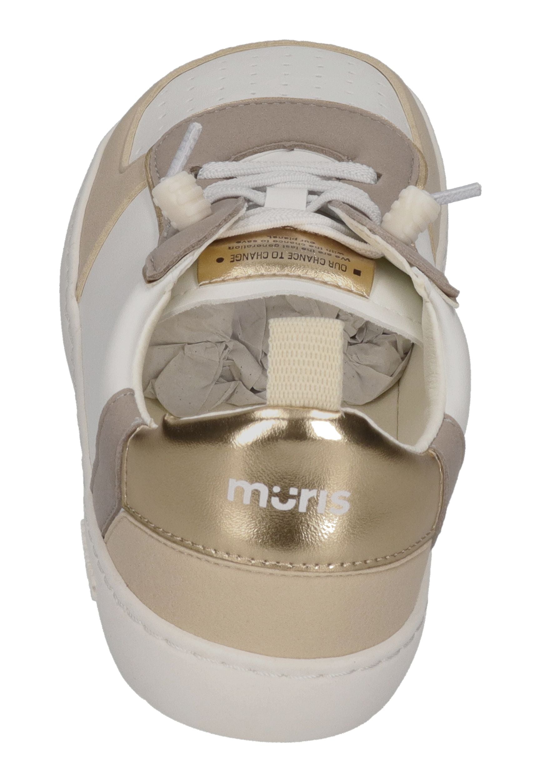 MURIS vegane Barefoot Damen Sneakers NUUK SHE - gold