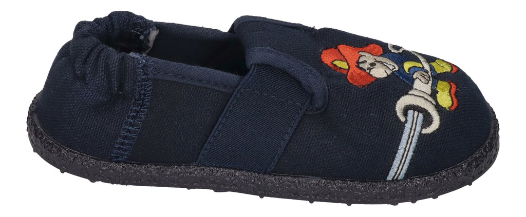 NANGA Kinderschuhe - Hausschuhe FEUERWEHR 2.0 dunkelblau