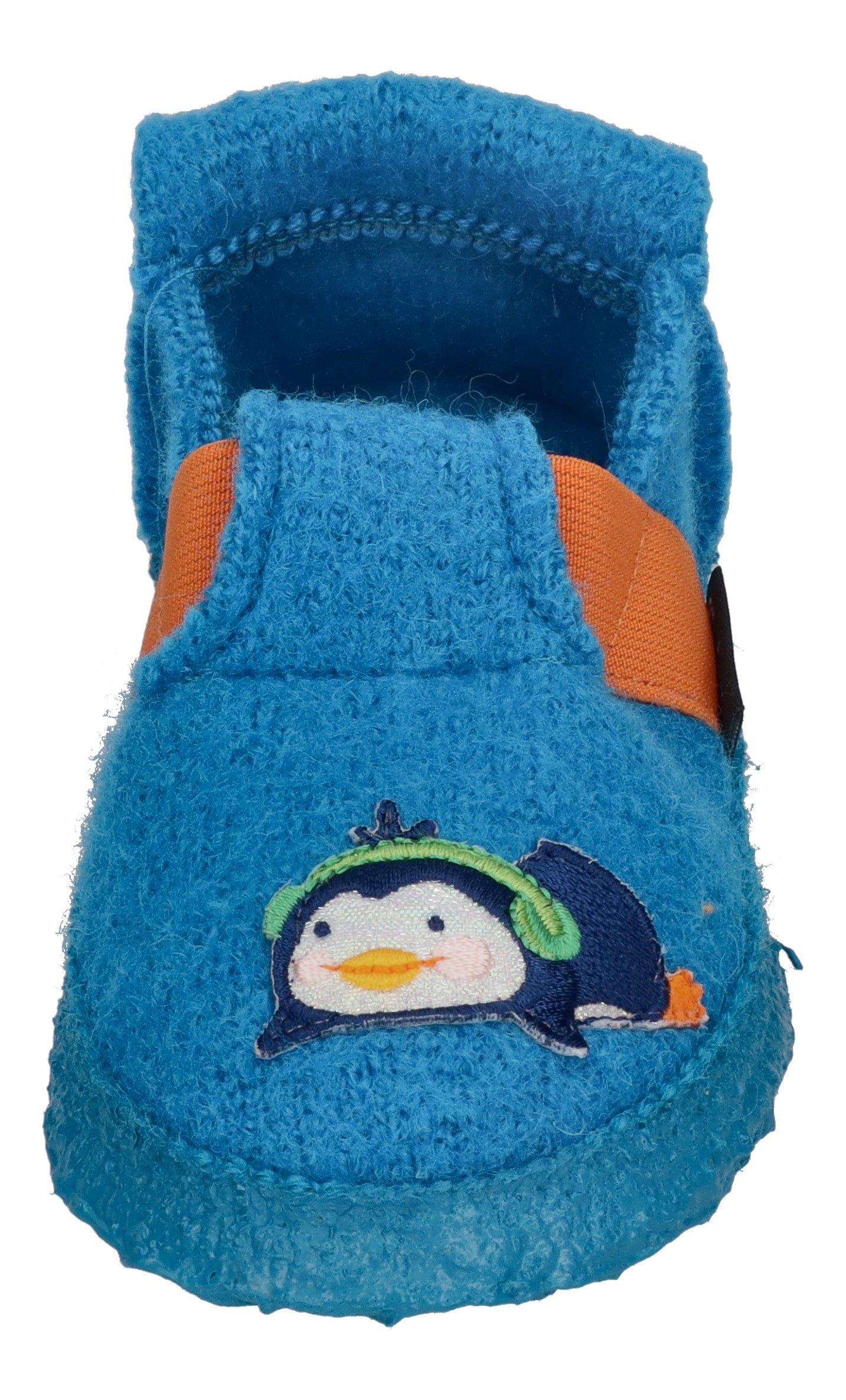 NANGA Kinderschuhe - Hausschuhe FUNNY PINGU - türkis
