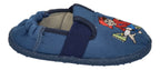 NANGA Kinderschuhe - Hausschuhe FUSSBALLER 2.0 mittelblau