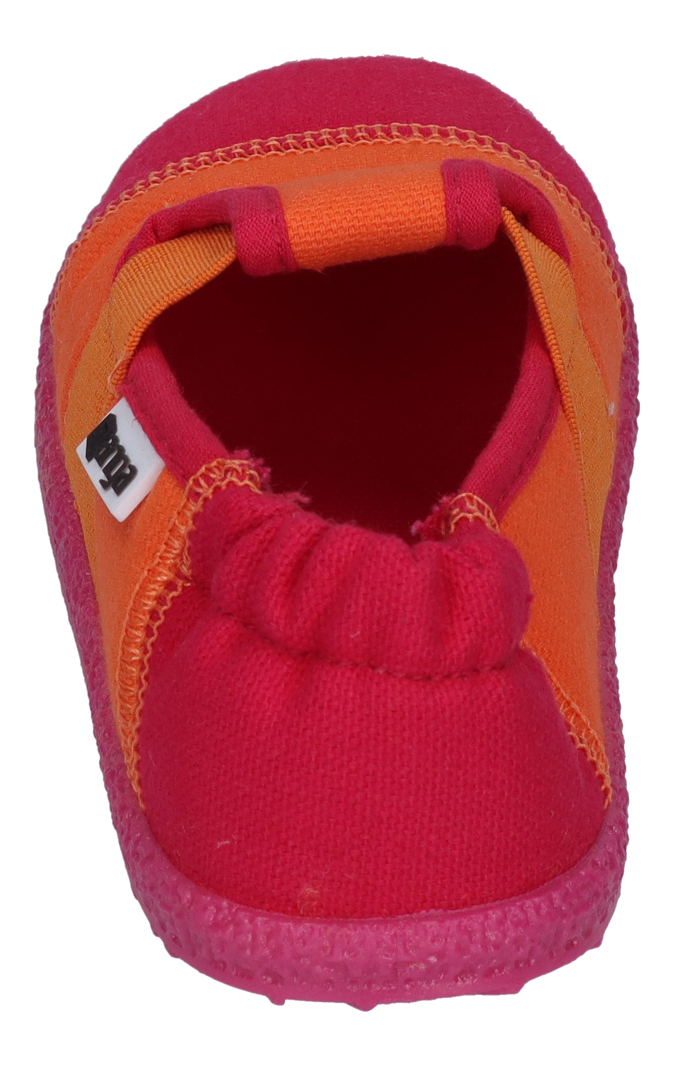 NANGA Kinderschuhe - Hausschuhe KLETTE 2.0 pink orange