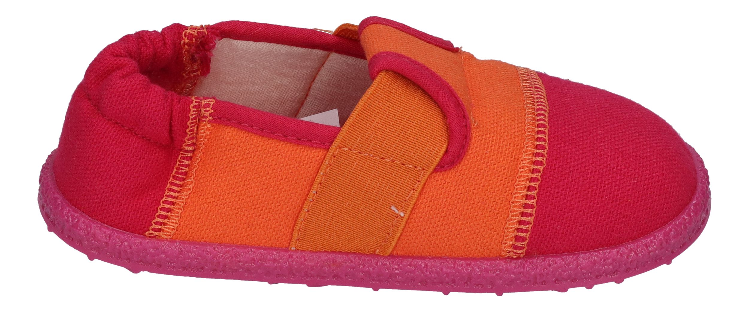 NANGA Kinderschuhe - Hausschuhe KLETTE 2.0 pink orange