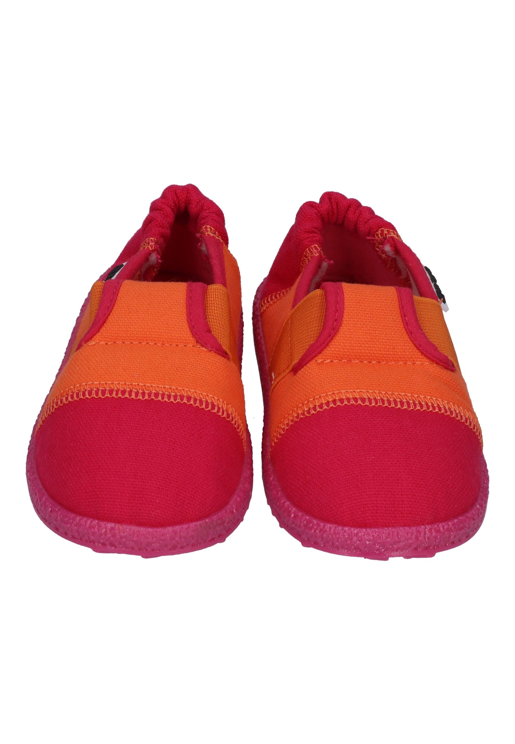 NANGA Kinderschuhe - Hausschuhe KLETTE 2.0 pink orange