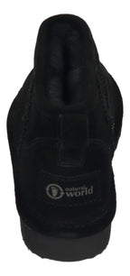 NATURAL WORLD Damenschuhe Booties KANSAS 7303 negro
