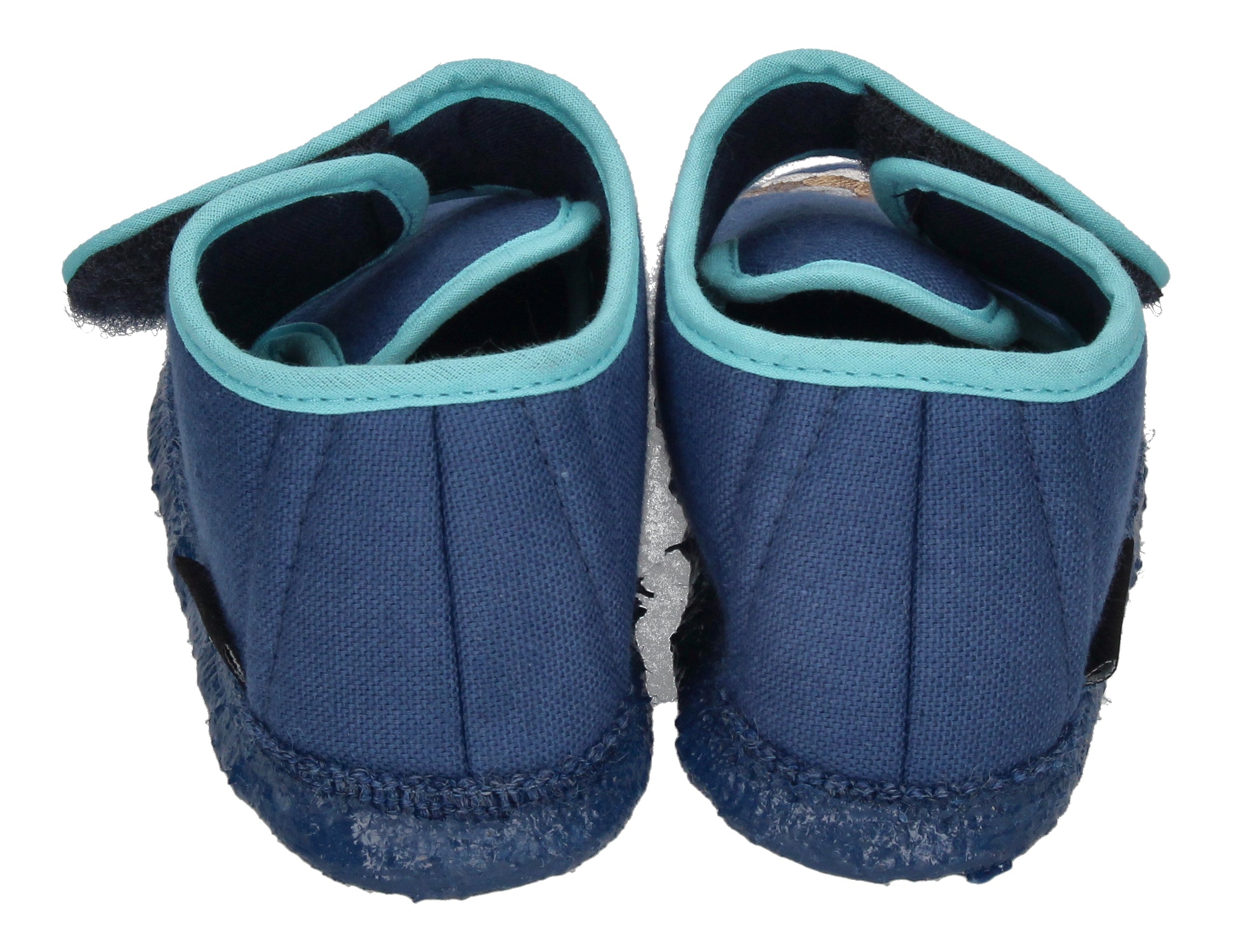 NANGA Kinderschuhe - Hausschuhe BÄRCHEN - blau-4