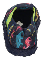 NANGA Kinderschuhe Hausschuhe KLEINE SAURIER dunkelblau-4