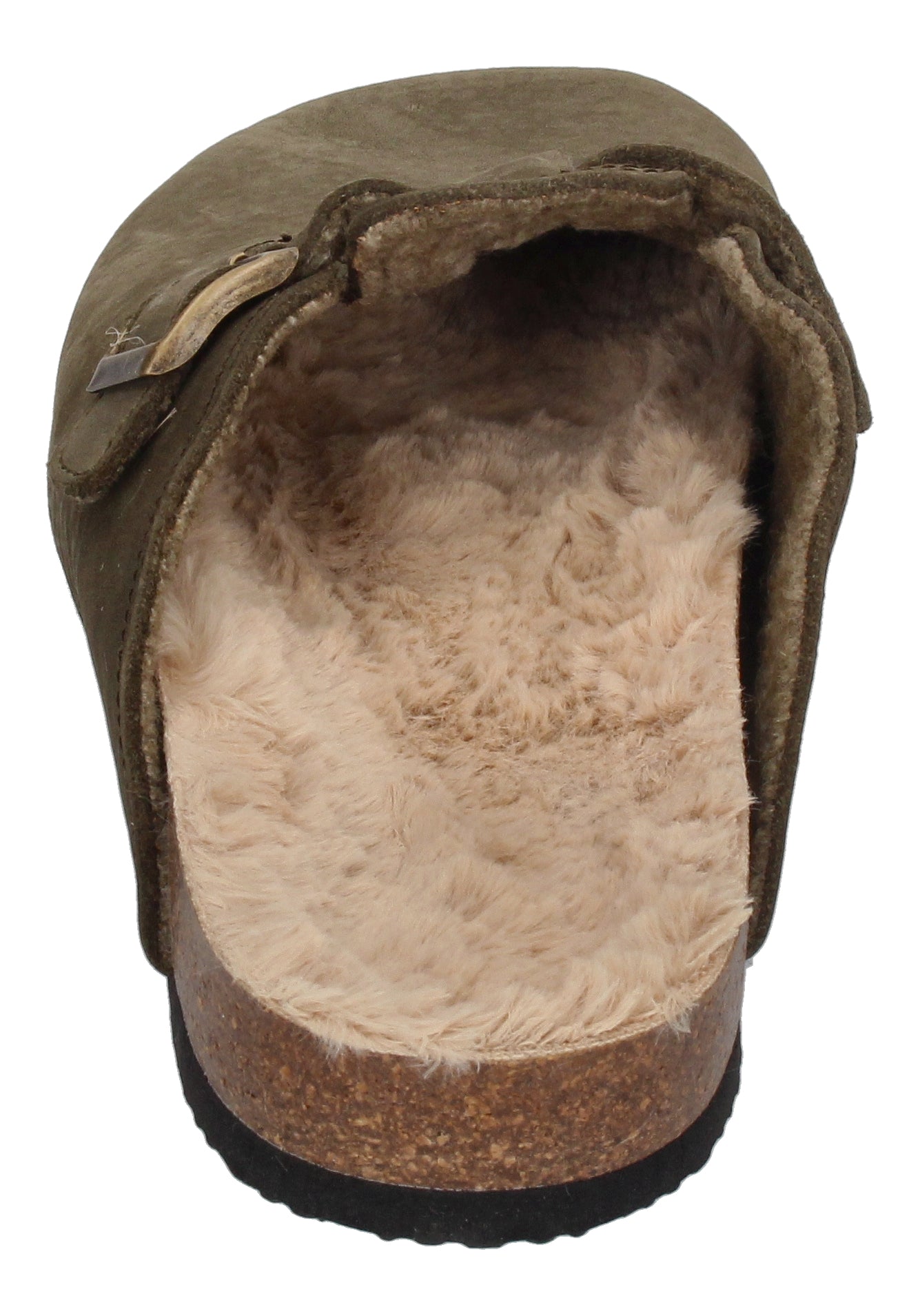 NATURAL WORLD Hausschuhe 7030 BIO SLIPPER WOOL forest