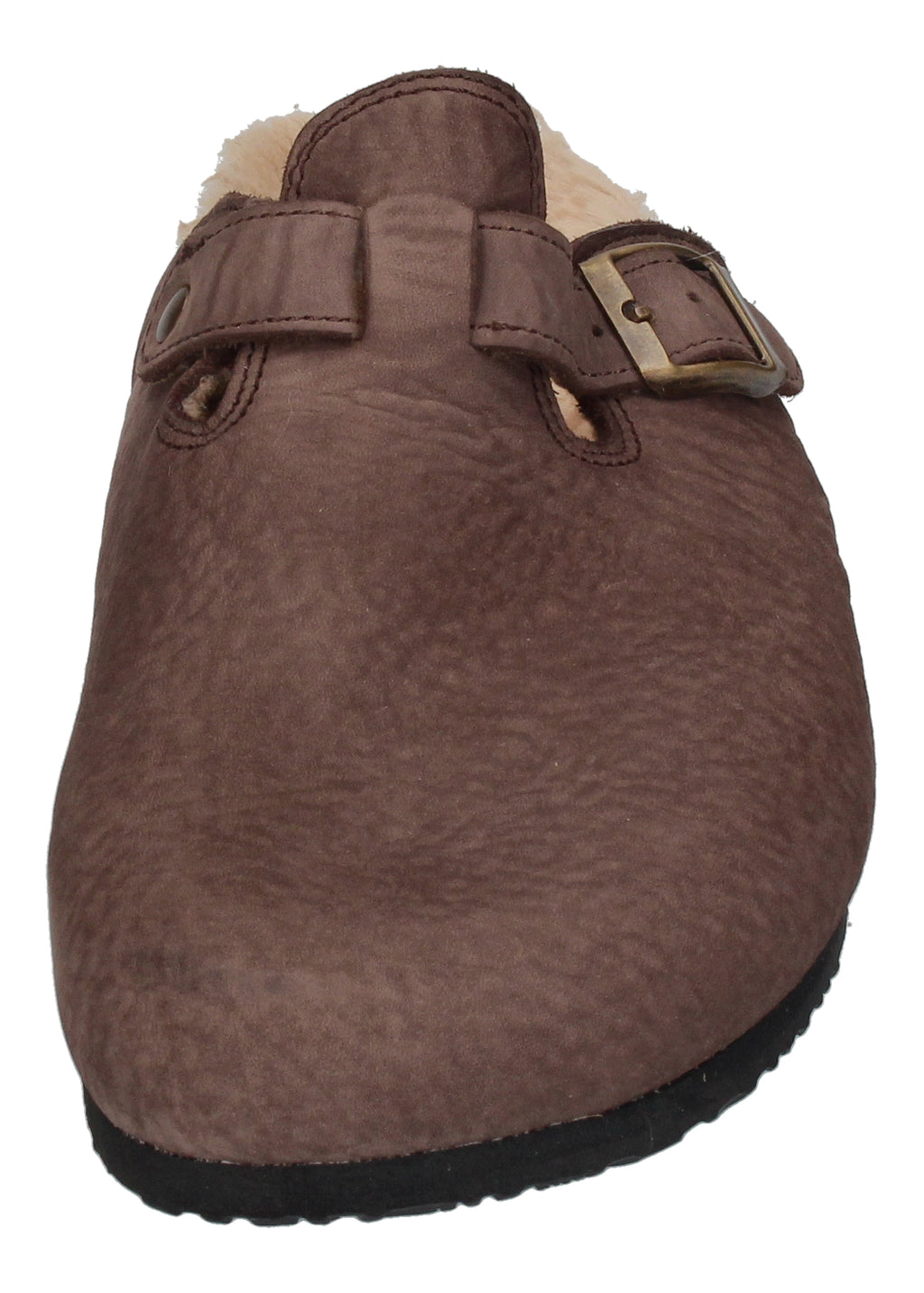 NATURAL WORLD Hausschuhe 7030 BIO SLIPPER WOOL marron