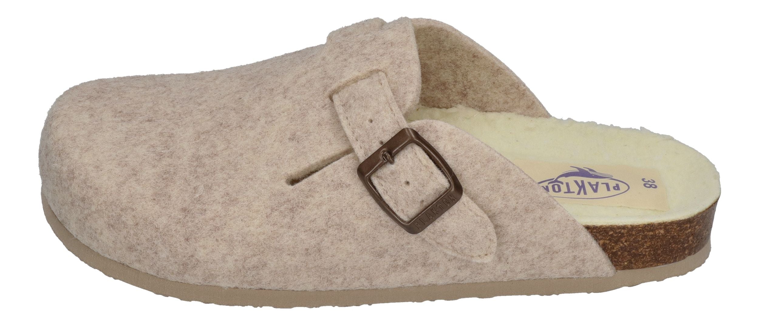 PLAKTON Damen Clogs BLOGG FIELTRO WOOL 181539 hielo