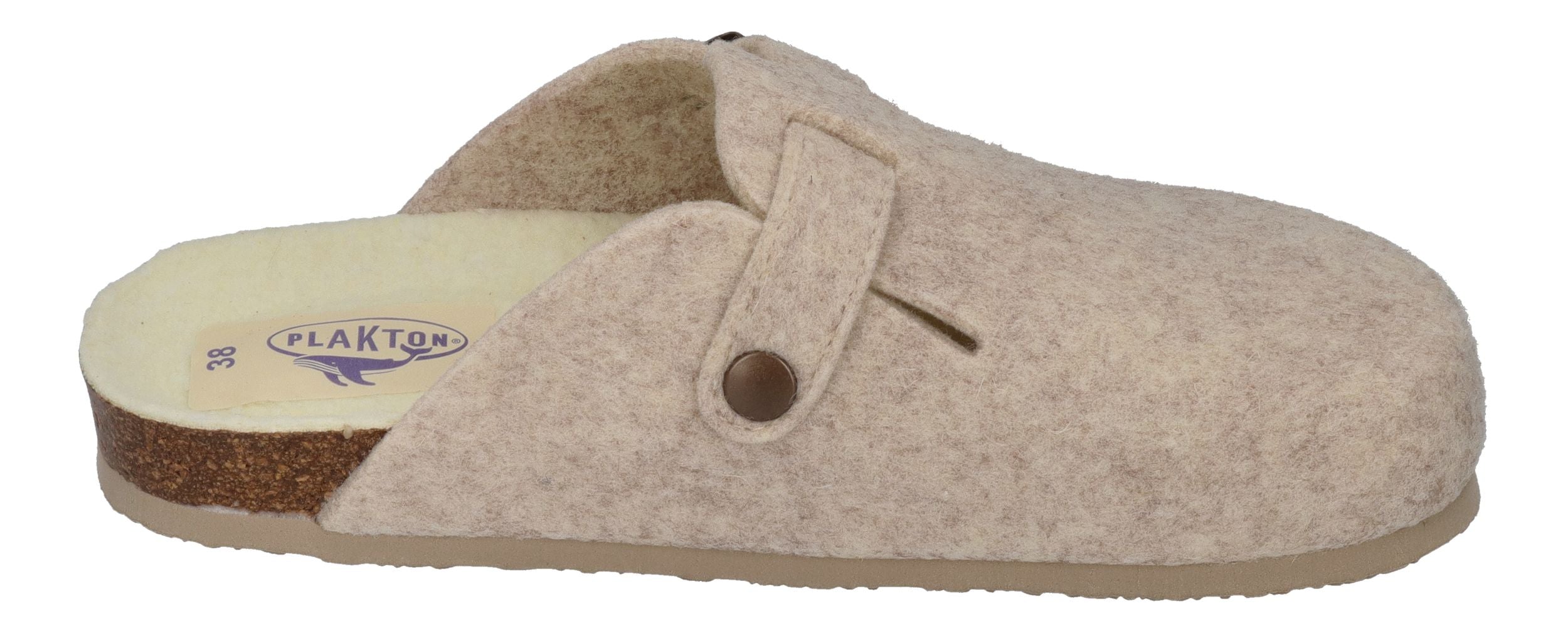 PLAKTON Damen Clogs BLOGG FIELTRO WOOL 181539 hielo